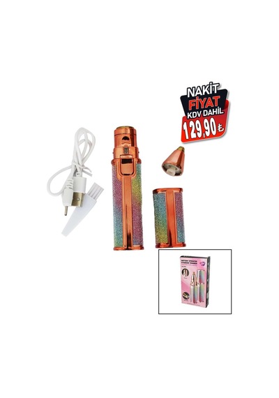 Usb Şarjlı 2-in-1 Burun Ve Yanak Tüy Alma Makinesi