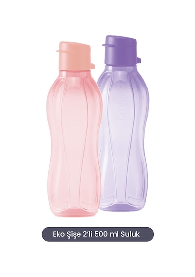 Eco Şişe 2li 500 Ml Suluk Pamuk Şeker Ve Mor