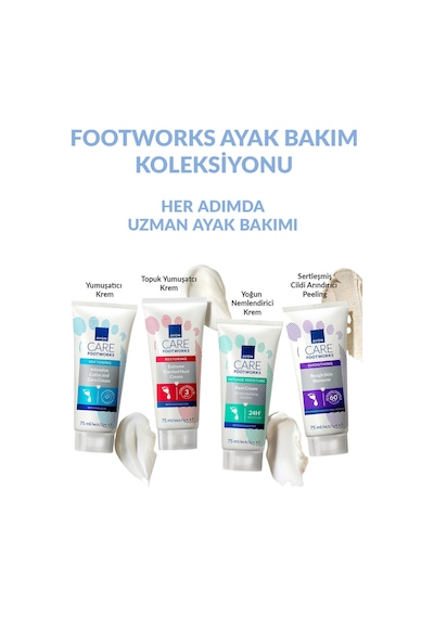 Footworks Yumuşatıcı Ayak Kremi 75ml Üçlü Paket