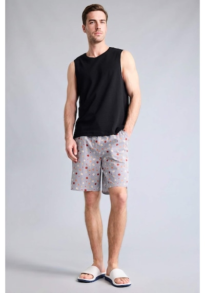 Defacto New Regular Fıt Cepli Kısa Boy Poplin Şort H5519ax26spnv135 Lacivert-nv135