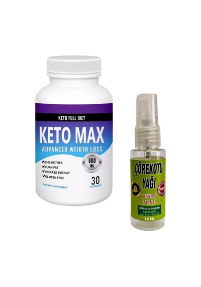 Keto Max Dstklyci Ürün 30'lu X 1 Adet + Masaj Yağı 30 Ml