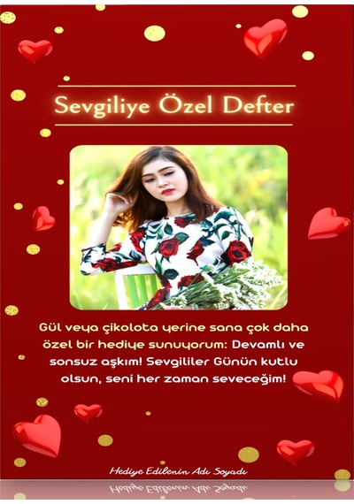 Sevgiliye Özel Defter Spiralli Özel Defter