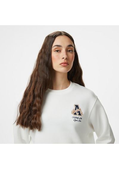 Anta Sports Club Kadın Beyaz Sweatshirt 862518708 BEYAZ