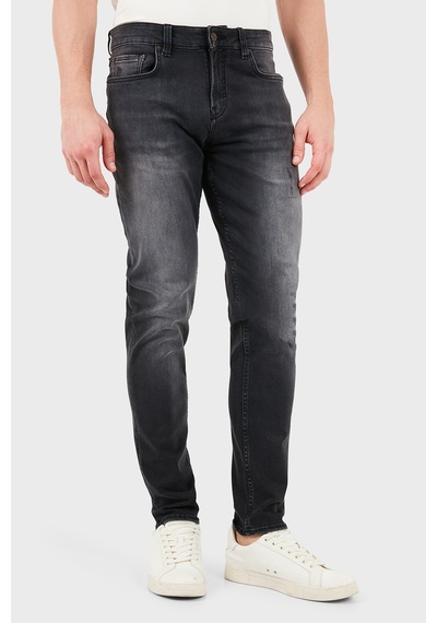 Emporio Armani Pamuklu Slim Fit Dar Paça Kot Pantolon Erkek Kot Pantolon Em006514 Af29574 M8001 Gri