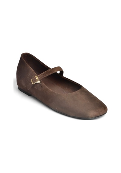 Fox Shoes Z250800002 Kahverengi Süet Günlük Kadın Ayakkabı