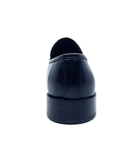 Fosco İçi Dışı Hakiki Deri Neolit Erkek Kalasik Loafer Ayakkabı 2005 Siyah Siyah