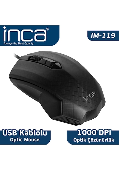 Inca IM-119 Optik Kablolu Mouse