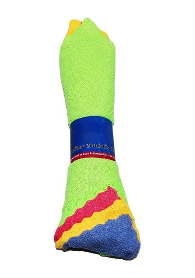 Elida Aymax Pro Mikrofiber Temizlik Bezi 30x30cm 4 Adet Brkt-569878 Dürüm Yuvarlak Sarım Diğer