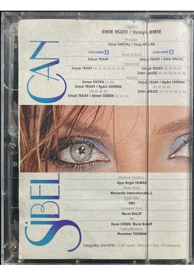 Kaset Sibel Can Canım Benim Double 3 Boyutlu Görsel Kapaklı Kaset