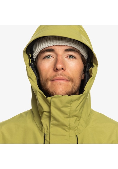 Quiksilver High Altitude Gore-tex Unisex Yeşil Snowboard Ceketi Glj0