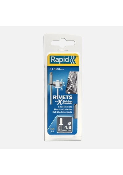 Rapid Perçin 4,8x10 Mm Paslanmaz Matkap Ucu 50 Adet