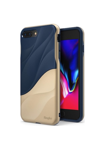 Ringke Wave Apple Uyumlu iPhone 7/8 Plus İle Kılıf Marina Gold Tam Koruma Pc&tpu Ergomomik İnce Tasarım