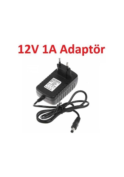 12 Volt 1 Amper - 12 Volt 1 Amper Şerit Led - Uydu Modem Adaptör