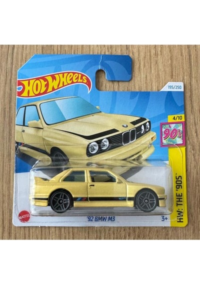 Hot Wheels '92 Bmw M3 4/10 195/250 Model Araba