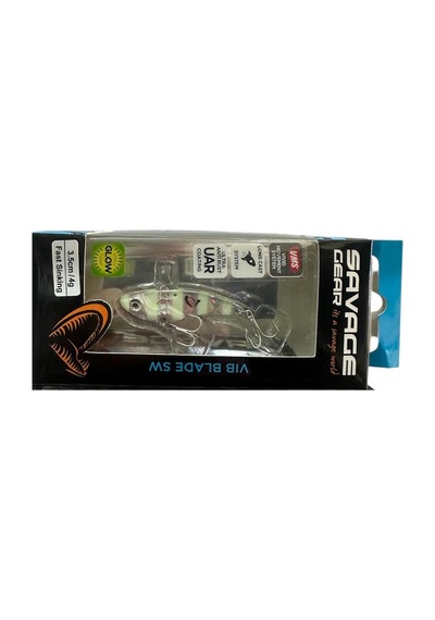 Savage Gear Vib Blade 4gr 3.5cm Vibrasyon Jig Yem Zebra Glow