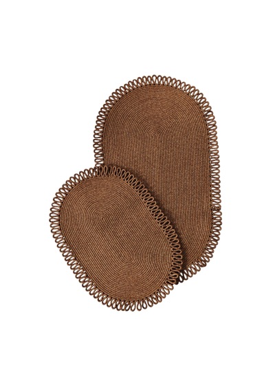 Nakkaş Home 2'li Jüt Sahra Klozet Takımı 2li Oval