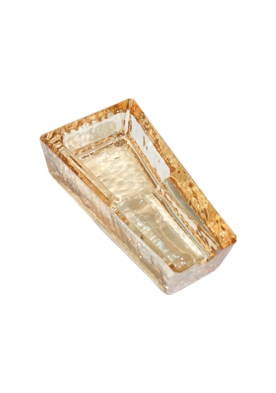 Premiumquality Gold Şeffaf Kristal Tekli Puro Küllüğü - Tr9754
