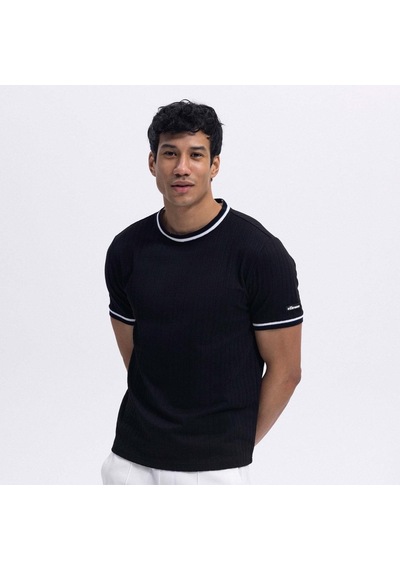 Ellesse Em492-bk Bisiklet Yaka Erkek T-shirt - Siyah