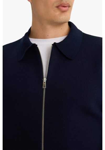 Defacto Standart Fit Polo Yaka Triko Hırka D3592ax25wnnv64 Lacivert Defacto Standart Fit Polo Yaka Triko Hırka D3592ax25wnnv64 Lacivert
