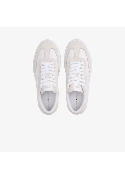 Tommy Hilfiger Cupset Leather Summer Erkek Beyaz Sneaker 026 Fm0fm05487 Beyaz