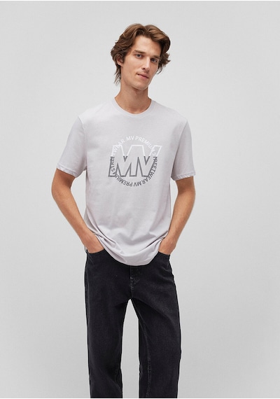 Mavi Logo Baskılı Gri Tişört Regular Fit / Normal Kesim 0610309-80618 Gri-80618