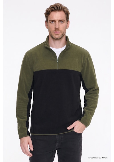 AC&Co / Altınyıldız Classics Erkek HAKI-SIYAH Anti-Pilling Tüylenme Yapmayan Standart Fit Bato Yaka İçi Polarlı Polar Sweatshirt 4A5221100015HSYXL AC&Co / Altınyıldız Classics Erkek HAKI-SIYAH Anti-Pilling Tüylenme Yapmayan Standart Fit Bato Yaka İçi Polarlı Polar Sweatshirt 4A5221100015HSYXL