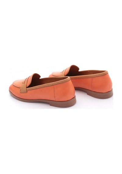 Dgn 010-1 Kadin Loafer Ayakkabi Orange