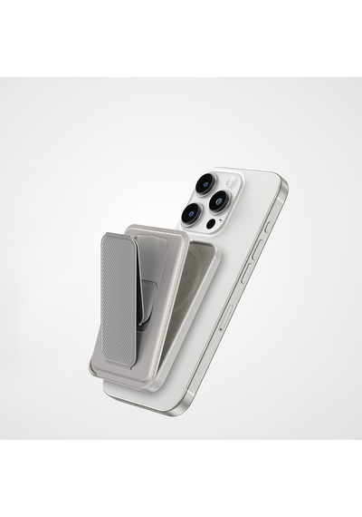 Amazingthing Glamour Link Fonksiyonel Çok Yönlü Grip Standlı Magnetik Kartlık Gri
