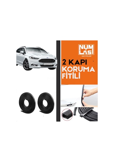 Ford Mondeo Station Wagon 5.nesil İki Kapı Koruma Fitili Siyah Renk Numlas-a Kalite-nm2905