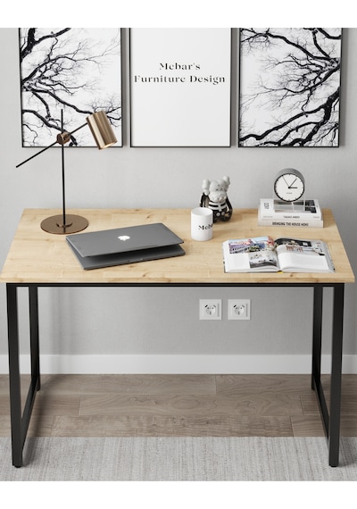 Narin Çalışma Masası Ofis Masası Bilgisayar Masası 120x60cm- Meşe Meşe Narin Çalışma Masası Ofis Masası Bilgisayar Masası 120x60cm- Meşe Meşe