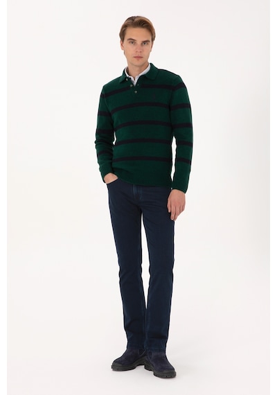 U.s. Polo Assn. Erkek Koyu Yeşil Kazak /triko 50315036-vr079 Koyu Yesıl