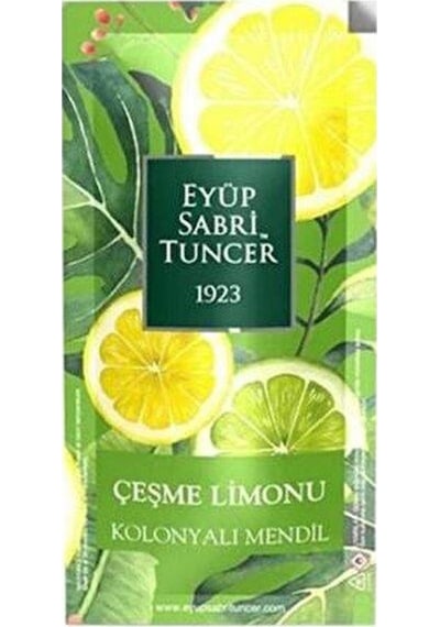 Eyüp Sabri Tuncer Çeşme Limonu Kolonyalı Mendil 9.3 x 12.5 50'li