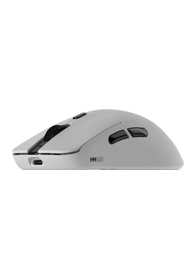 Hawk Gaming Hm420 4k Hz 26000 Dpı Tri-mode Kablosuz/bluetooth Şarj Standlı Beyaz Gaming Mouse Gaming