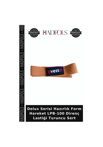 Delux Serisi Hazırlık Form Hareket Lpb-100 Direnç Lastiği Turuncu Sert