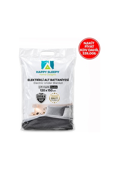 Elektrikli Battaniye Çift Kişilik 120x150 Cm Çok Renkli