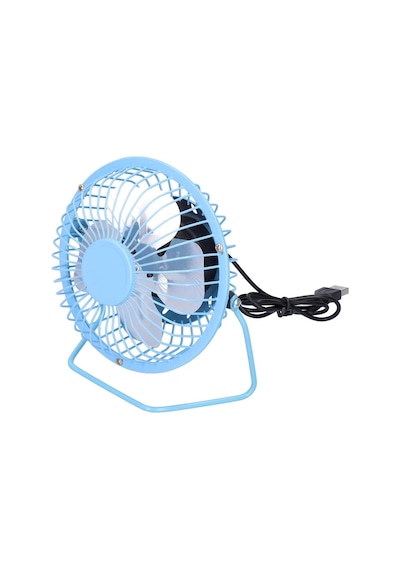 Masaüstü Metal Usb Fan, 360 Derece Dönüş, 90 Cm Kablo