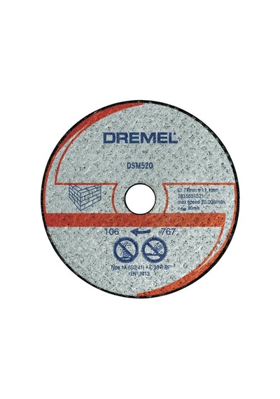 Dremel DSM20 Taş Kesme Diski - 2615S520JA