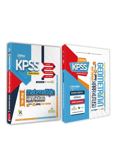 Kpss Matematik Tek Kitap Ve Geometrinin Kara Kutusu En Kapsamlı Çıkmış Sb Seti Konu Özetli D.çözümlü