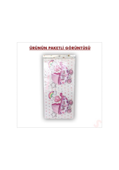 Kapaklı, Katlanır Demonte Karton Kutu, 30cm - Puset & Pembe