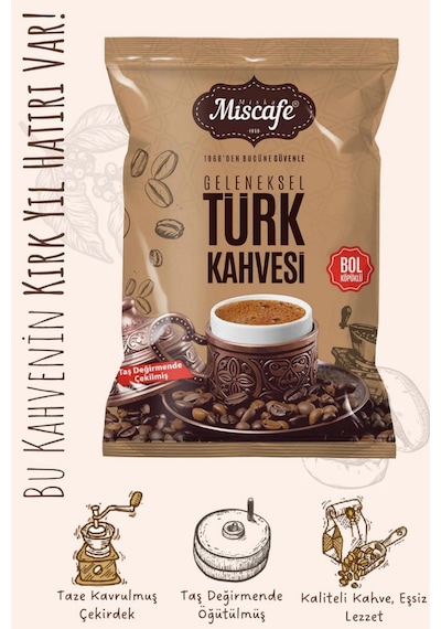 Miscafe Geleneksel Türk Kahvesi 100 G
