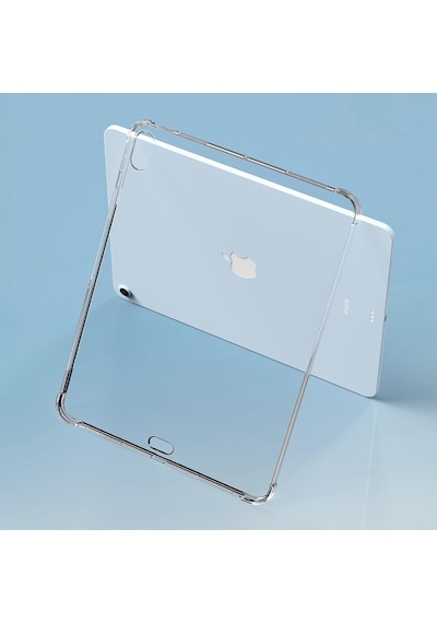 İpad Air 11 İnç M4/m3 Ve Air 4/5 10.9 İnç İle Uyumlu Köşe Korumalı Şeffaf Esnek Antishock Kılıf Arka Kapak
