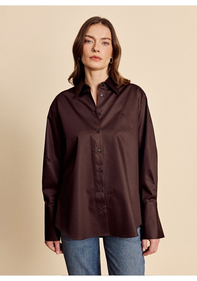 Brooks Brothers Kahverengi Kadın Regular Fit Gömlek Bbfw26fsh003 Kahve
