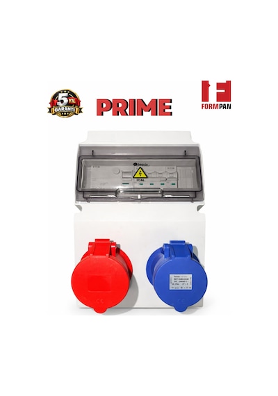 Formpan Prıme 22kw Trifaze 7,4kw Monofaze - Elektrikli Araç Şarj Cihazı Kombinasyon Kutusu Ip44
