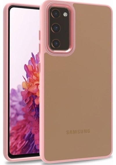 Galaxy S20 Fe Kılıf Zore Flora Kapak Rose Gold
