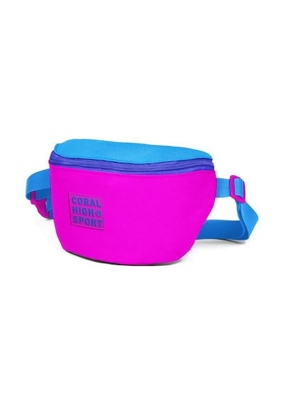Coral High Sport Pembe Mavi İki Bölmeli Bel Çantası 22617 Pembe