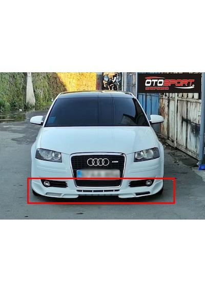 Audi A3 8p Ön Tampon Eki Fiberglass Boyasız