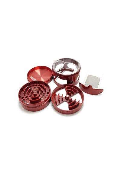 Çekmeceli 60 MM Kırmızı Grinder Herbal Parçalayıcı  Pz38kr