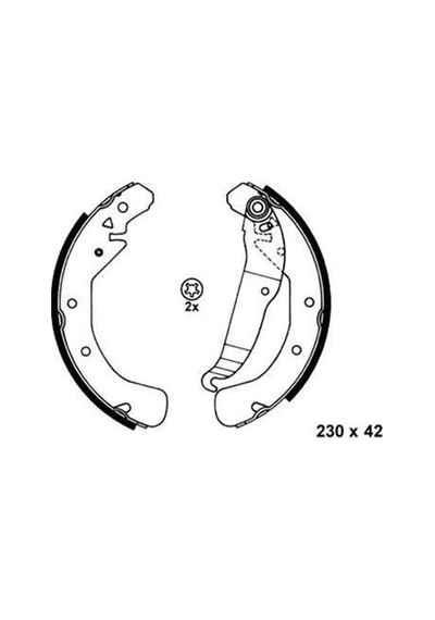 FERODO FSB545 KAMPANA BALATA ASTRA G 98- ASTRA F 91- ASTRA H 04-