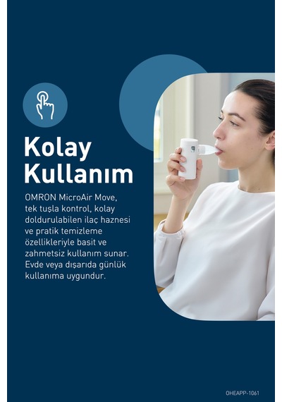 Omron Ne-u300 Microair Go Taşınabilir Mesh Nebülizatör