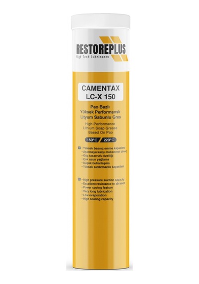 Restoreplus Camentax Lc-X 150 Pao Bazlı Yüksek Performanslı Lityum Sabunlu Ges 400 G